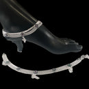 700 Silver Bridal / Party Anklet with Enamel & Stones - Style