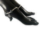 700 Silver Bridal / Party Anklet with Enamel & Stones - Style