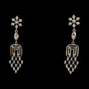 925 Sterling Silver CZ Studded Earrings / Jhumki - Design