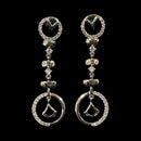 925 Sterling Silver CZ Studded Earrings / Jhumki - Design
