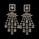 925 Sterling Silver CZ Studded Earrings / Jhumki - Design