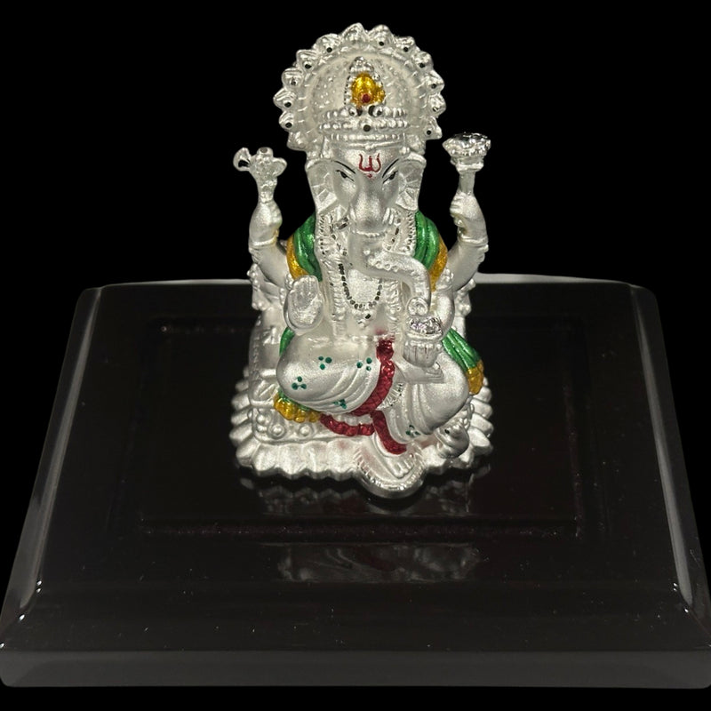 999 Pure Silver Ganesh / Ganpathi idol / Statue / Murti (Figurine