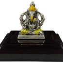 999 Pure Silver Antique Ganesha 3.0-inch Tall Idol / Statue / Murti (Figurine