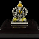 999 Pure Silver Antique Ganesha 3.0-inch Tall Idol / Statue / Murti (Figurine
