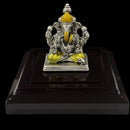 999 Pure Silver Antique Ganesha 3.0-inch Tall Idol / Statue / Murti (Figurine