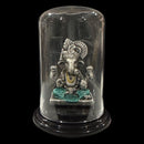 999 Pure Silver Antique Ganesha 2.25-inch Tall Idol / Statue / Murti (Figurine