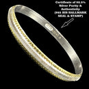 925 Sterling Silver Hallmarked Punjabi Sikh Men Kada