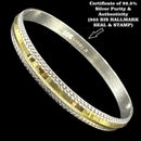 925 Sterling Silver Hallmarked Punjabi Sikh Men Kada