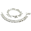 700 Silver Kids Traditional Bell Anklet - Style
