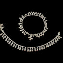 700 Silver Kids Traditional Bell Anklet - Style
