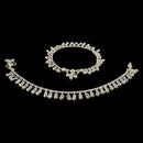 700 Silver Kids Traditional Bell Anklet - Style