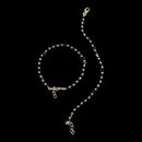 925 Sterling Silver New Born / Toddler Kids Black Beads Najariya - Style