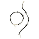 925 Sterling Silver New Born / Toddler Kids Black Beads Najariya - Style