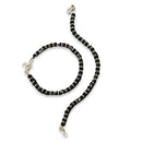 925 Sterling Silver New Born / Toddler Kids Black Beads Najariya - Style