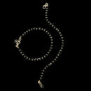 925 Sterling Silver New Born / Toddler Kids Black Beads Najariya - Style