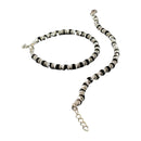 925 Sterling Silver New Born / Toddler Kids Black Beads Najariya - Style