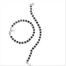 925 Sterling Silver New Born / Toddler Kids Black Beads Najariya - Style