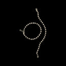 925 Sterling Silver New Born / Toddler Kids Black Beads Najariya - Style