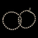 925 Sterling Silver New Born / Toddler Kids Black Beads Najariya - Style