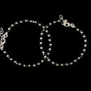 925 Sterling Silver New Born / Toddler Kids Black Beads Najariya - Style