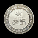 999 Pure Silver Ganesh Lakshmi & Saraswati 10 Gram Meena Coin