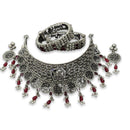 925 Sterling Silver Designer Necklace Set - Design