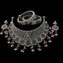925 Sterling Silver Designer Necklace Set - Design