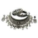 925 Sterling Silver Designer Necklace Set - Design