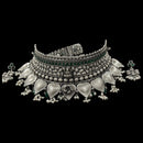 925 Sterling Silver Designer Necklace Set - Design