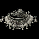 925 Sterling Silver Designer Necklace Set - Design