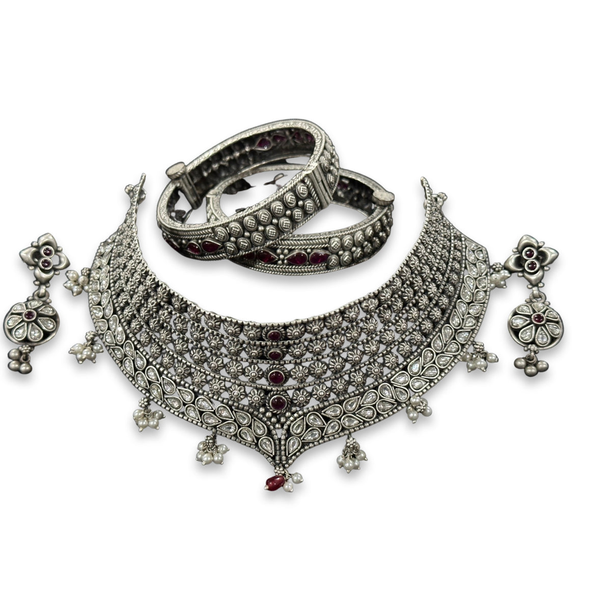 925 Sterling Silver selling Necklace Set