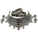 925 Sterling Silver Designer Necklace Set - Design