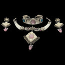 925 Sterling Silver Designer Necklace Set - Design