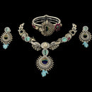 925 Sterling Silver Designer Necklace Set - Design