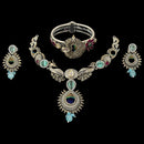 925 Sterling Silver Designer Necklace Set - Design