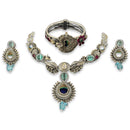 925 Sterling Silver Designer Necklace Set - Design