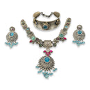 925 Sterling Silver Designer Necklace Set - Design