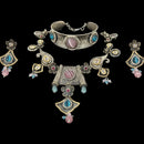 925 Sterling Silver Designer Necklace Set - Design