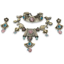 925 Sterling Silver Designer Necklace Set - Design