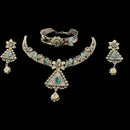 925 Sterling Silver Designer Necklace Set - Design