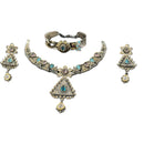 925 Sterling Silver Designer Necklace Set - Design