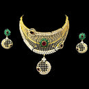 925 Sterling Silver Designer Choker Necklace Set - Design