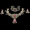 925 Sterling Silver Designer Necklace Set - Design