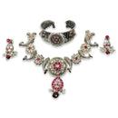 925 Sterling Silver Designer Necklace Set - Design
