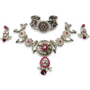 925 Sterling Silver Designer Necklace Set - Design
