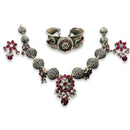 925 Sterling Silver Designer Necklace Set - Design