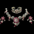 925 Sterling Silver Designer Necklace Set - Design