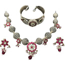 925 Sterling Silver Designer Necklace Set - Design