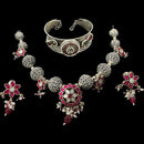 925 Sterling Silver Designer Necklace Set - Design
