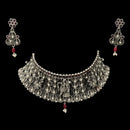 925 Sterling Silver Designer Necklace Set - Design